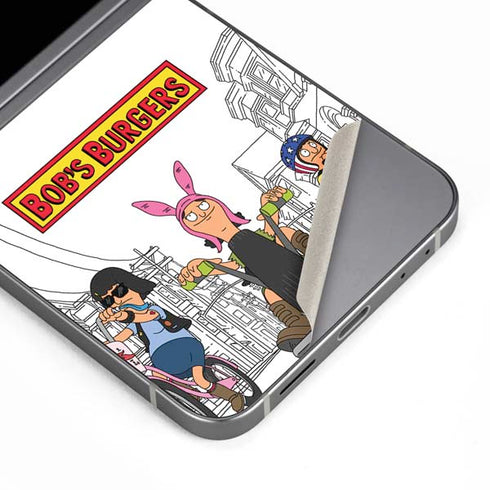 Bobs Burgers Bike Squad Galaxy Z Flip6 Skin
